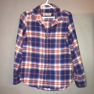 Button up plaid flannel